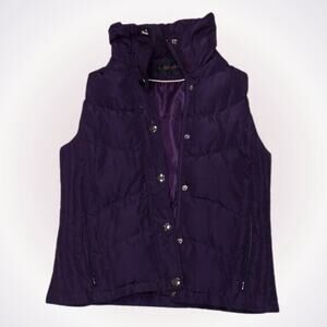 M. Julian Purple Puffer Vest | Sz S